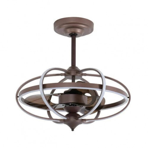 DC Ventilador de Techo Imbat marrón 3 aspas