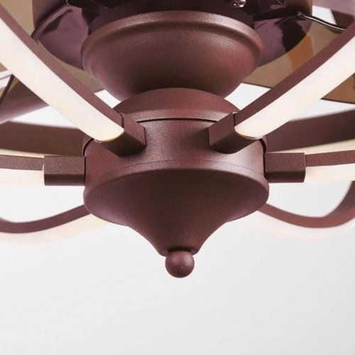 DC Ventilador de Techo Imbat marrón 3 aspas