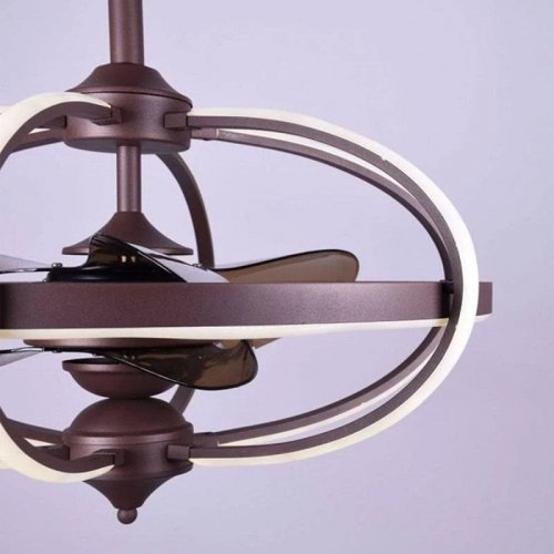 DC Ventilador de Techo Imbat marrón 3 aspas