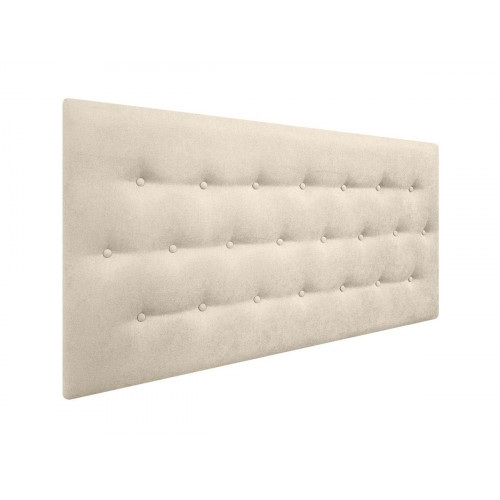 DecorQUALITY Cabecero de cama 165 PARIS Cabezal tapizado tejido antimanchas Beige 165x70 cm