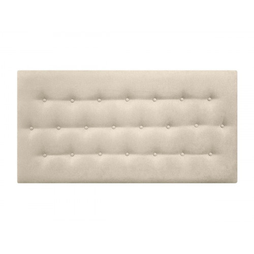 DecorQUALITY Cabecero de cama 165 PARIS Cabezal tapizado tejido antimanchas Beige 165x70 cm