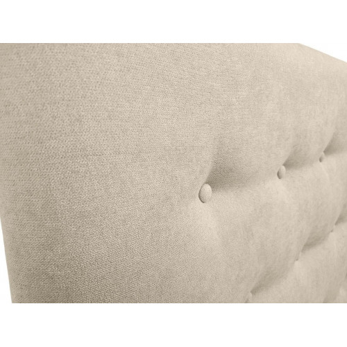 DecorQUALITY Cabecero de cama 165 PARIS Cabezal tapizado tejido antimanchas Beige 165x70 cm