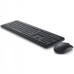 Dell Wireless Keyboard and Mouse KM3322W - Ensemble clavier et souris - sans fil - 2.4 GHz - AZERTY - Français - noir - avec 3 years NBD Advance Exchange