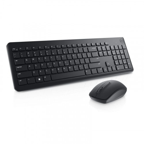 Dell Wireless Keyboard and Mouse KM3322W - Ensemble clavier et souris - sans fil - 2.4 GHz - AZERTY - Français - noir - avec 3 years NBD Advance Exchange