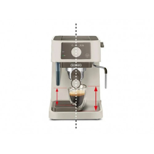 DELONGHI Cafetera espresso «Stilosa Pump Espresso EC235.CR», 1100W