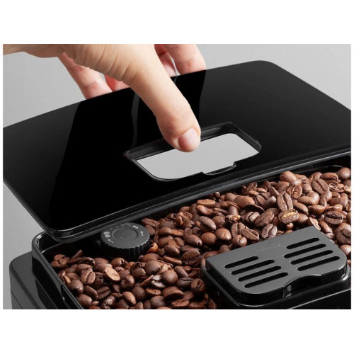 DELONGHI Cafetera superautomática ECAM12.123.B, 13 niveles de molienda.