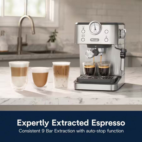 DELONGHI EM450M INOX - Cafetera Express 1350W
