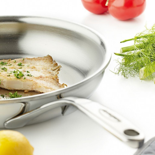 Demeyere Proline 7 frying pan 32 cm 18/10 stainless steel silver