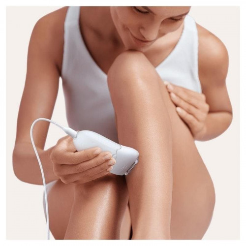 Depiladora Braun Silk-épil 5 505 Power MicroGrip dos velocidades púrpura blanco