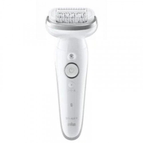 Depiladora Braun Silk-épil 9 BR2-225328 MicroGrip Wet&Dry 40 pinzas Gris Blanco