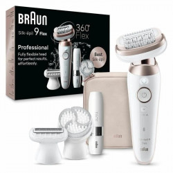 Depiladora Braun Silk-épil 9 Flex 9-360 3D 40 pinzas MicroGrip recargable húmedo y seco