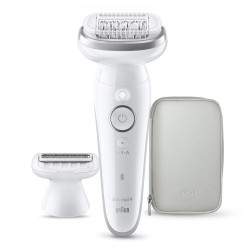 Depiladora eléctrica Braun 9-030 Silk·épil 9 Plata