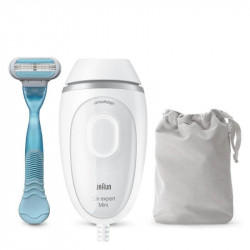 Depiladora Luz Pulsada IPL Braun Silk-expert Mini PL1124 3 Niveles Facial y Corporal Compacta