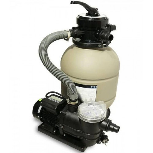 Depuradora de arena 6400l/h con bolsa de bolas filtrantes 700g