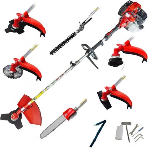 Desbrozadora 7 en 1 62cc 4cv PowerGround BladeMaster Multifunción Profesional