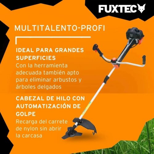 Desbrozadora profesional de gasolina multifunción fuxtec ps152