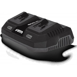 Desbrozadora sin Cable 40v + 2 baterías litio 4ah ø de corte 250-350 mm cuchilla e hilo de nylon + cargador rápido vito ego li