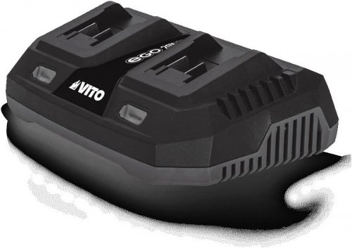 Desbrozadora sin Cable 40v + 2 baterías litio 4ah ø de corte 250-350 mm cuchilla e hilo de nylon + cargador rápido vito ego li