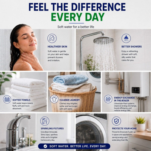 Descalcificador Doméstico SOFTPUR20 | Agua sin Cal y Mayor Eficiencia Energética