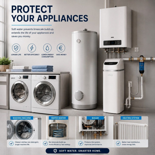 Descalcificador Doméstico SOFTPUR20 | Agua sin Cal y Mayor Eficiencia Energética