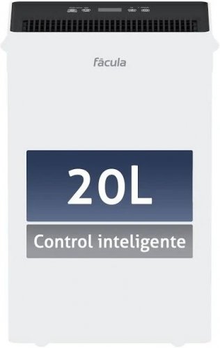 Deshumidificador con Control humedad 20l Facula