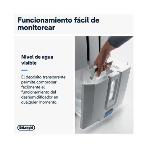 Deshumidificador De'Longhi DD230P 30 l/24 h Blanco