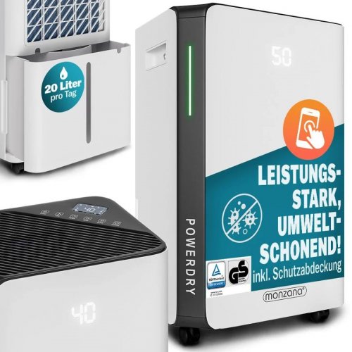 Deshumidificador eléctrico 20L/día Wifi Smart Home App