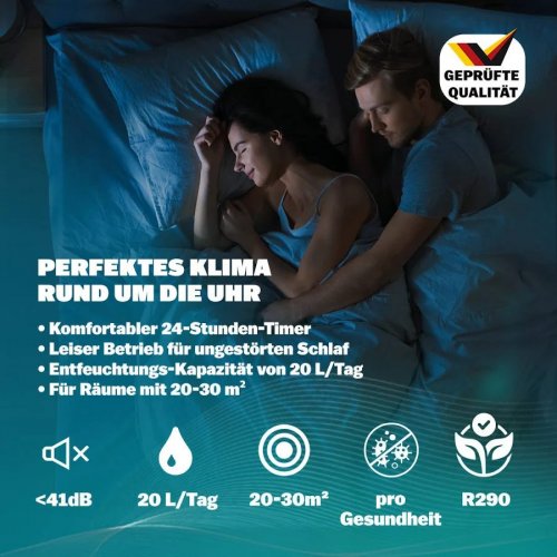 Deshumidificador eléctrico 20L/día Wifi Smart Home App