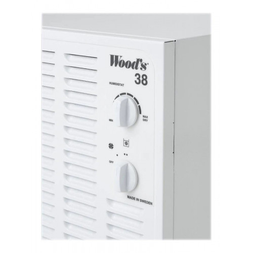 Deshumidificador profesional eléctrico Woods Sw38fw Blanco