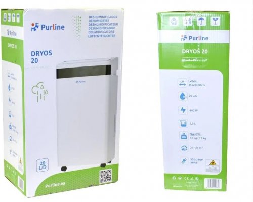 Deshumidificador PURLINE DRYOS 20 l