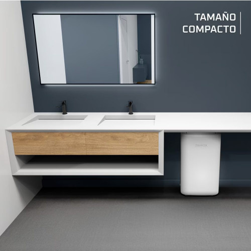 Deshumidificador Rowenta Extreme Dry Compact elimina hasta 14 litros de humedad al día, Cobertura 40 m2, 40db, DH525 Blanco