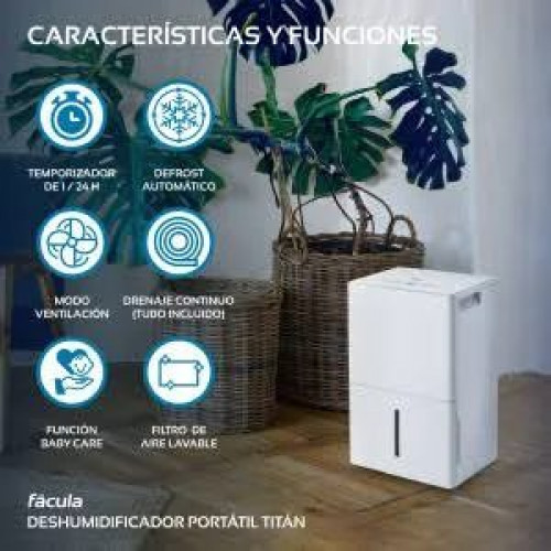 Deshumidificador titán 50 l/día