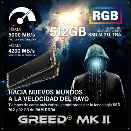 Desktop / Pc Gaming Greed Mk2 Lite – Amd Ryzen 5 4600g