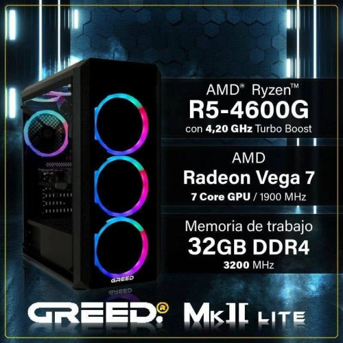 Desktop / Pc Gaming Greed Mk2 Lite – Amd Ryzen 5 4600g