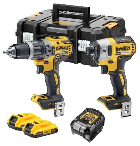 DeWalt DCK266D2T 18v Brushless DCD796 Taladro Combi DCF887 Impacto Conductor 2X