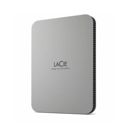 Disco duro externo portátil LaCie Mobile Drive (2022) 2TB, USB-C Plata