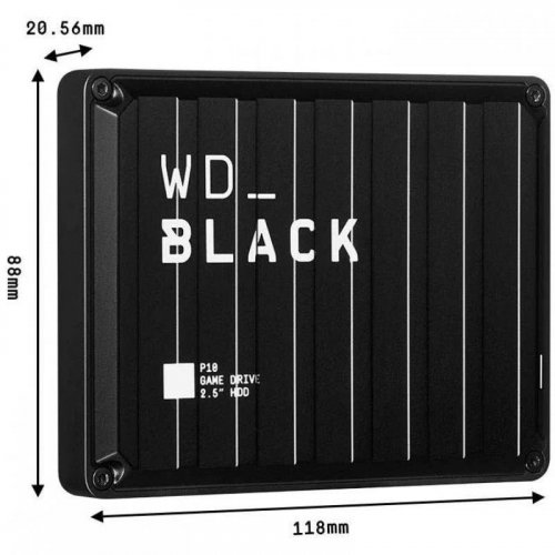 Disco Duro Externo WD Black P10 Game Drive 2.5