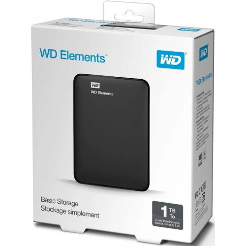 Disco duro externo Western Digital WD Elements Portable 1TB