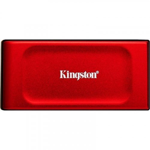 Disco Duro Kingston XS1000 Portable SSD Externo 1TB USB 3.2 Rojo