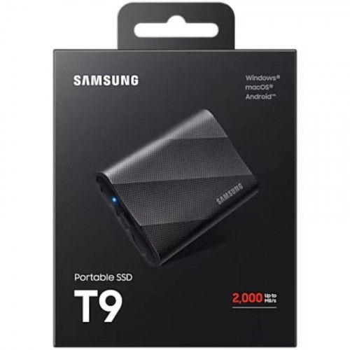 Disco Duro Samsung Portable T9 SSD Externo 2TB USB 3.2 Negro