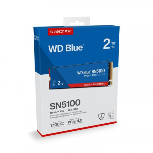 Disco Duro SanDisk 2TB M.2 NVMe 7100 MB/s WD Blue SN5100 Encriptado