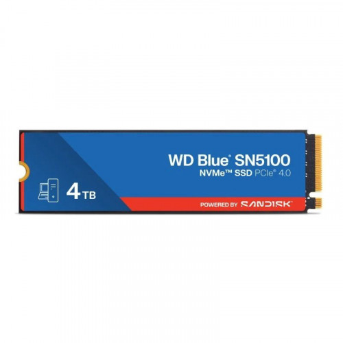 Disco Duro Sandisk WD Blue SN5100 4TB SSD M.2 6900MB/s NVMe PCIe 4.0 Encriptado