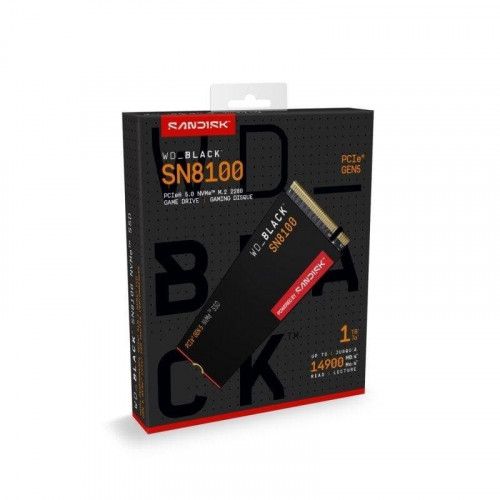 Disco Duro Western Digital SN8100 1 TB PCIe 5.0x4 NVMe M.2 SSD