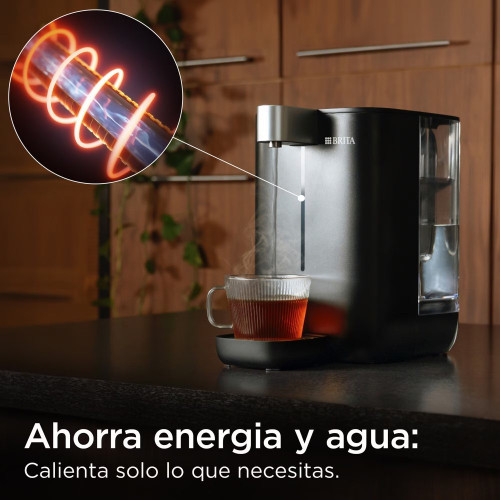 Dispensador de agua Cube con tecnología UV-C y filtro Maxtra Pro Brita Negro