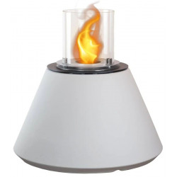 DIVINA FIRE Chimenea de bioetanol Brasero de jardín para interior y exterior Stromboli d.60 x h56