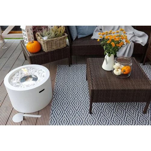 DIVINA FIRE Chimenea de jardín redonda de bioetanol Rodi