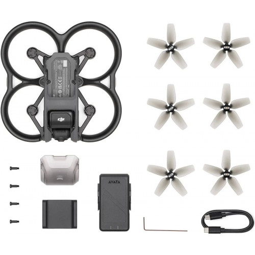 DJI Avata FPV Drone, Prosumer, Quadcopter, Camera Included, 1 Axis Gimbal, 4K, 48 MP, Optional w/ Monitor or Goggles