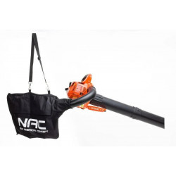 Dmultifuncional Nac Soplador y Aspiradora de Hojas a Gasolina 26cc 1,02Nm – Herramienta 2 en 1 con Alta Potencia para Jardinería