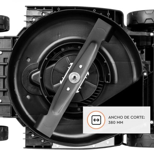 Dnipro-m cortacésped eléctrico 1600w ancho 38cm 6 alturas