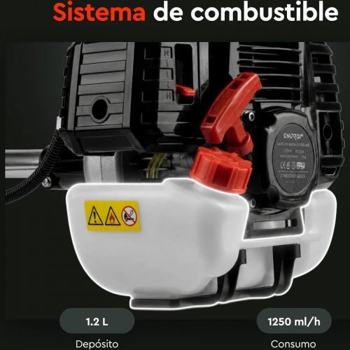 Dnipro-m Desbrozadora 42.7cc 2t 8500 Rpm Hilo 400 mm Y Cuchilla 255 mm